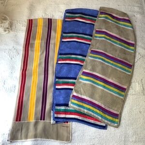 ALBERT NIPON 3 SILK SCARVES MADE IN JAPAN